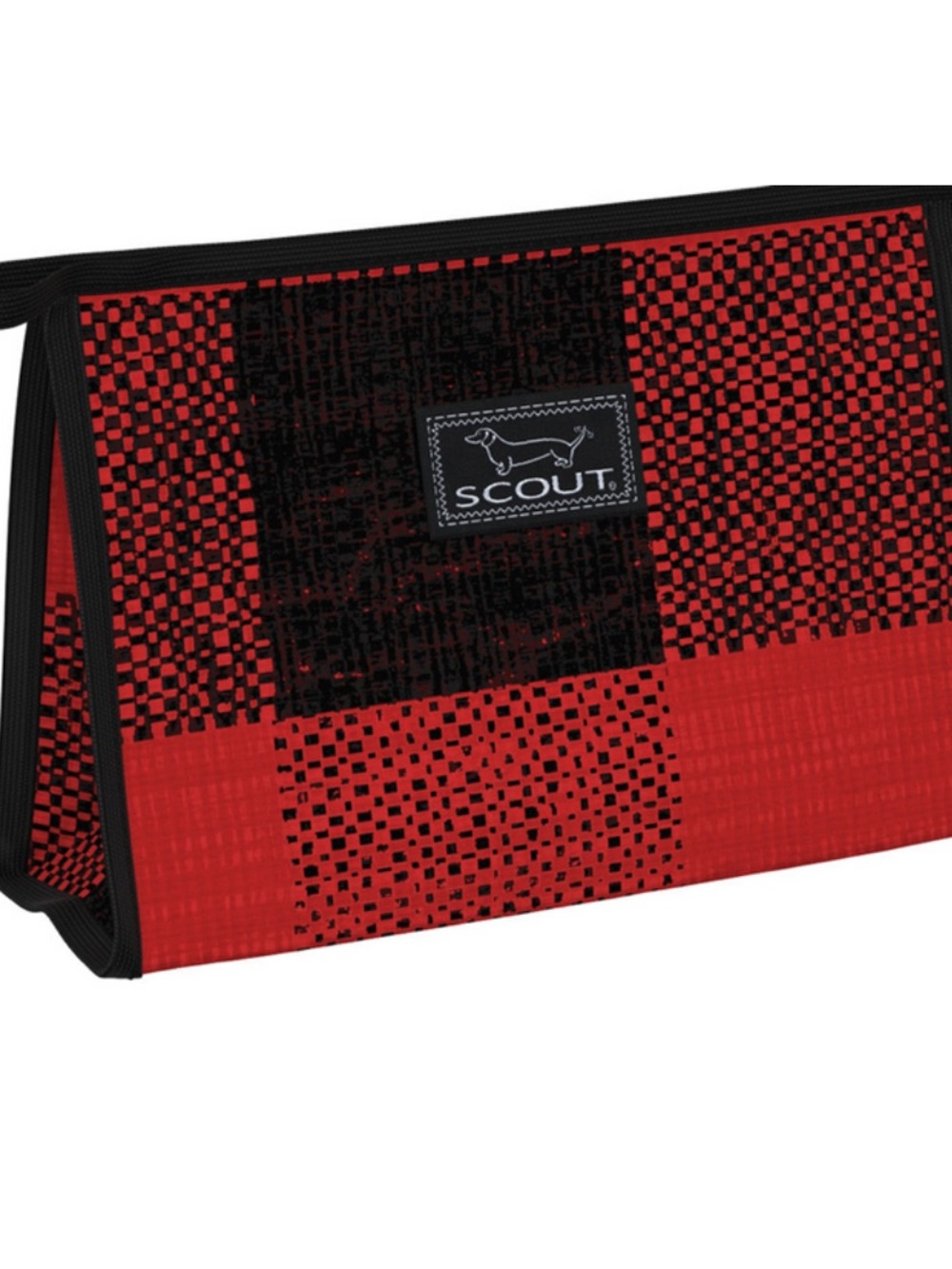 Scout Audrey Pouch - Chili and Black Check